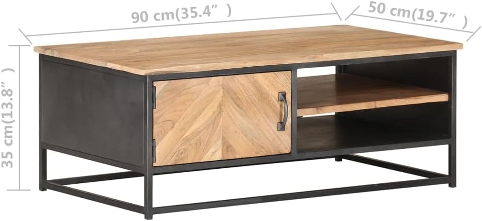 Powder-Coated Industrial Storage Shelf – Rectangular Organizer
