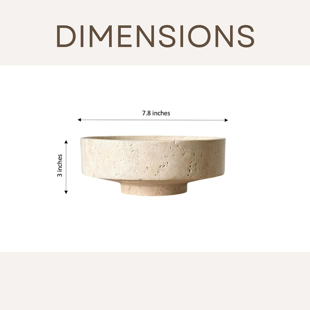 Natural Stone Catchall Tray – Minimalist Desk Organizer