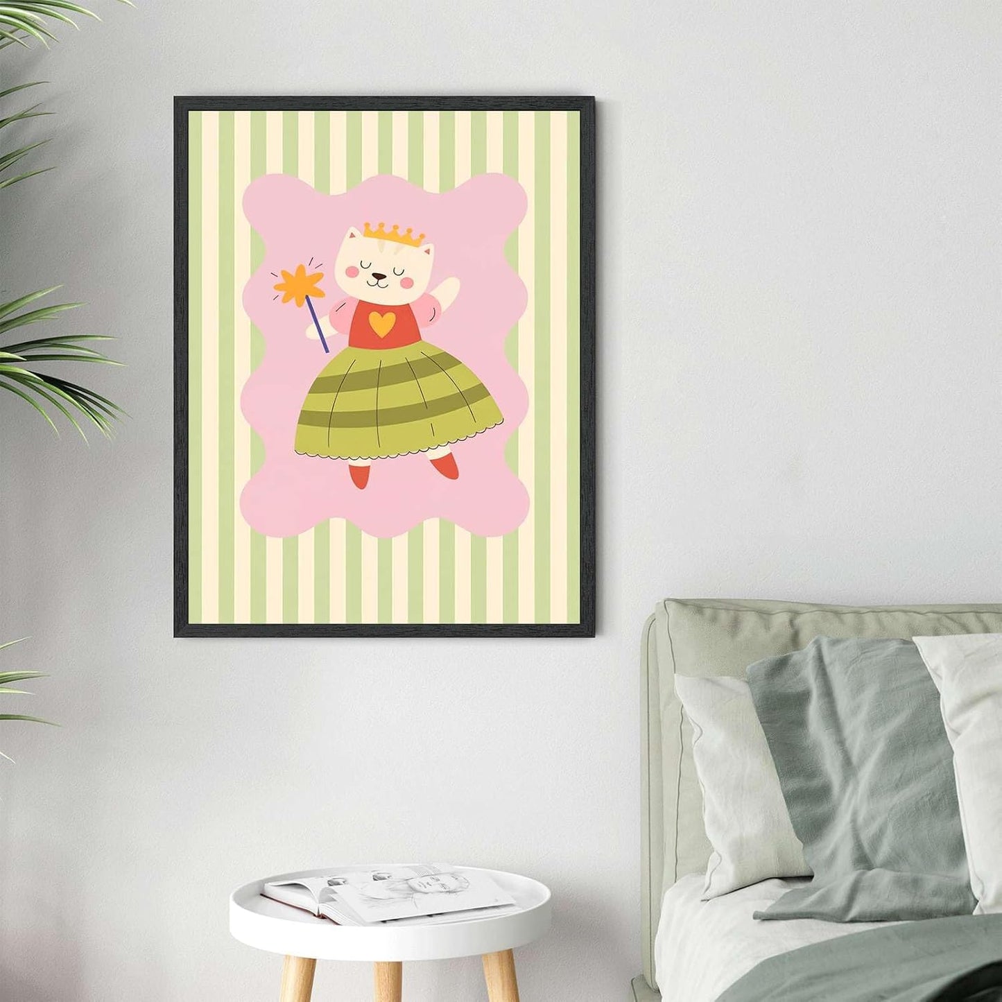 Princess Minimalist Aesthetic Room Decor – Elegant Modern Home Accent