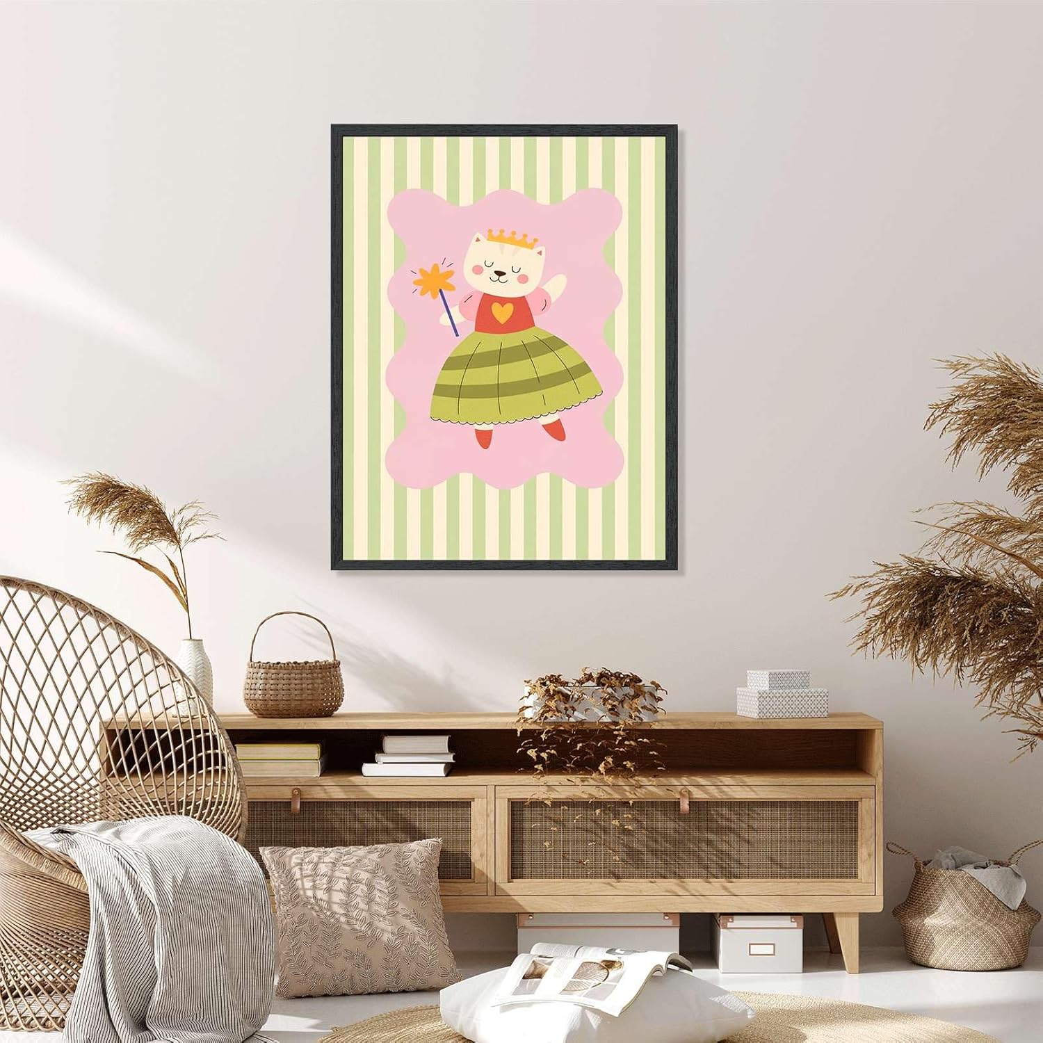 Princess Minimalist Aesthetic Room Decor – Elegant Modern Home Accent